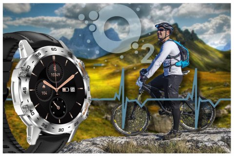 SMARTWATCH MĘSKI GRAVITY GT9-6 - WYKONYWANIE POŁĄCZEŃ, CIŚNIENIOMIERZ (sg021f) Gravity