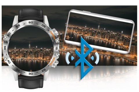 SMARTWATCH MĘSKI GRAVITY GT9-6 - WYKONYWANIE POŁĄCZEŃ, CIŚNIENIOMIERZ (sg021f) Gravity