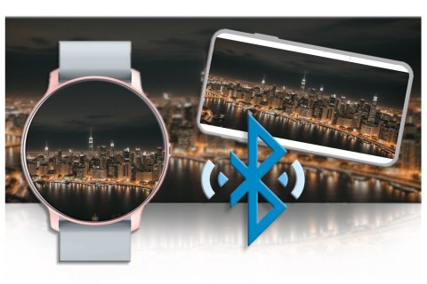 SMARTWATCH UNISEX GRAVITY GT1-8 - PULSOMETR, WŁASNE TARCZE (sg015h) Gravity