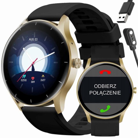 SMARTWATCH UNISEX GRAVITY GT2-3 - ROZMOWY BLUETOOTH, WŁASNE TARCZE (sg019c) Gravity