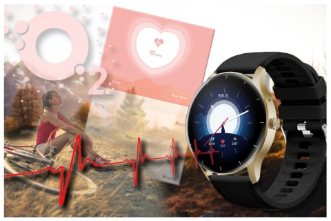 SMARTWATCH UNISEX GRAVITY GT2-3 - ROZMOWY BLUETOOTH, WŁASNE TARCZE (sg019c) Gravity