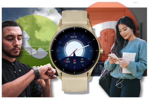 SMARTWATCH UNISEX GRAVITY GT2-4 - ROZMOWY BLUETOOTH, WŁASNE TARCZE (sg019d) Gravity