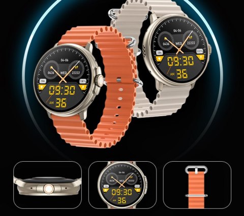SMARTWATCH UNISEX Rubicon RNCF15 - BLUETOOTH CALL, ŁADOWANIE BEZPRZEWODOWE (sr057b) Rubicon