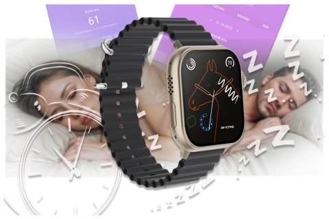 SMARTWATCH UNISEX Rubicon RNCF17 - BLUETOOTH CALL, ŁADOWANIE BEZPRZEWODOWE (sr059a) Rubicon