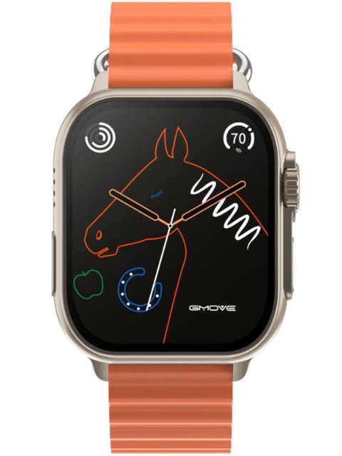 SMARTWATCH UNISEX Rubicon RNCF17 - BLUETOOTH CALL, ŁADOWANIE BEZPRZEWODOWE (sr059b) Rubicon