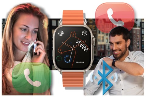 SMARTWATCH UNISEX Rubicon RNCF17 - BLUETOOTH CALL, ŁADOWANIE BEZPRZEWODOWE (sr059b) Rubicon