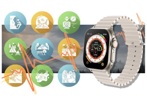 SMARTWATCH UNISEX Rubicon RNCF17 - BLUETOOTH CALL, ŁADOWANIE BEZPRZEWODOWE (sr059c) Rubicon
