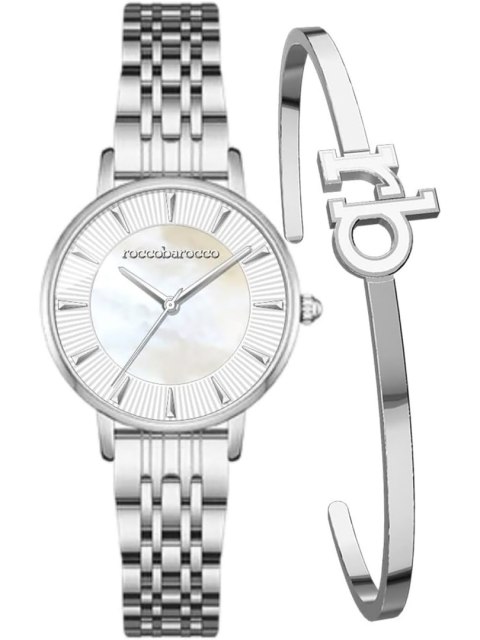 ZEGAREK DAMSKI ROCCOBAROCCO BOXSET RB.4659L-01M(zo506a) RoccoBarocco