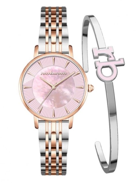 ZEGAREK DAMSKI ROCCOBAROCCO BOXSET RB.4659L-02M(zo506b) RoccoBarocco