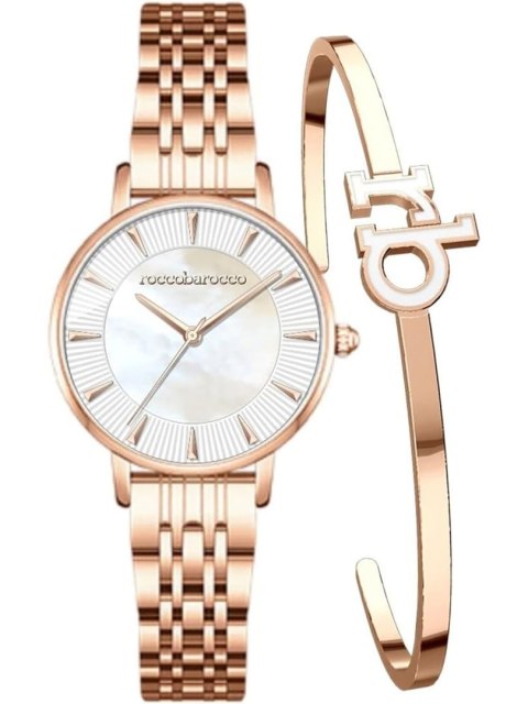 ZEGAREK DAMSKI ROCCOBAROCCO BOXSET RB.4659L-03M(zo506c) RoccoBarocco