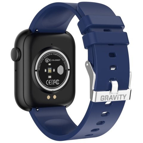 SMARTWATCH UNISEX GRAVITY GT3-5 - ROZMOWY BLUETOOTH, WŁASNE TARCZE (sg022e) Gravity