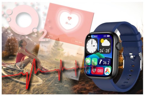 SMARTWATCH UNISEX GRAVITY GT3-5 - ROZMOWY BLUETOOTH, WŁASNE TARCZE (sg022e) Gravity