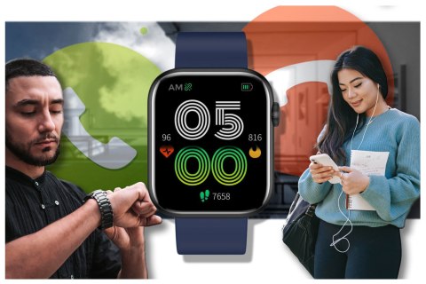 SMARTWATCH UNISEX GRAVITY GT3-5 - ROZMOWY BLUETOOTH, WŁASNE TARCZE (sg022e) Gravity