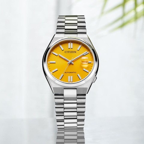 ZEGAREK MĘSKI CITIZEN Tsuyosa NJ0150-81Z - AUTOMAT SZAFIR Citizen