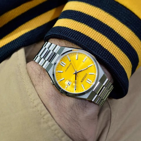 ZEGAREK MĘSKI CITIZEN Tsuyosa NJ0150-81Z - AUTOMAT SZAFIR Citizen