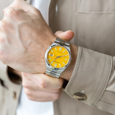 ZEGAREK MĘSKI CITIZEN Tsuyosa NJ0150-81Z - AUTOMAT SZAFIR Citizen