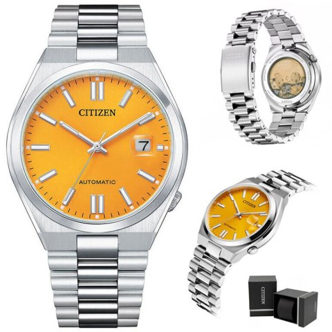 ZEGAREK MĘSKI CITIZEN Tsuyosa NJ0150-81Z - AUTOMAT SZAFIR Citizen