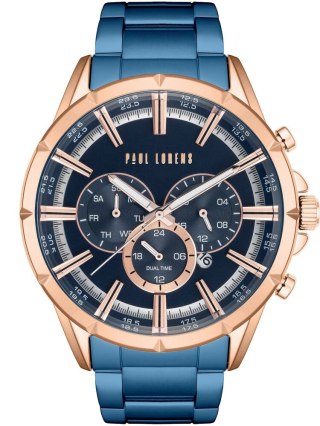 ZEGAREK MĘSKI PAUL LORENS - PL13605B-6F3 (zg359e) + BOX Paul Lorens