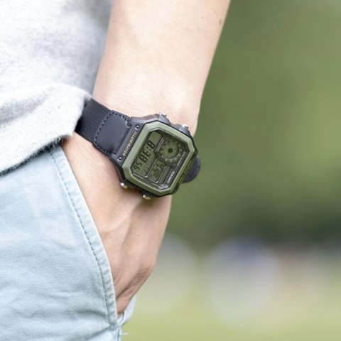 ZEGAREK MĘSKI CASIO Sports AE-1200WHB-1B + BOX (zd146d) Casio