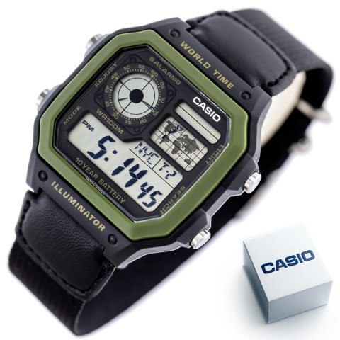 ZEGAREK MĘSKI CASIO Sports AE-1200WHB-1B + BOX (zd146d) Casio