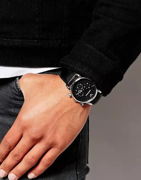 ZEGAREK MĘSKI EMPORIO ARMANI CLASSIC AR1733 + BOX (zi084b) Emporio Armani
