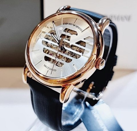 ZEGAREK MĘSKI EMPORIO ARMANI LUIGI AUTOMATIC AR60031 + BOX (zi062b) Emporio Armani