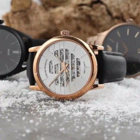 ZEGAREK MĘSKI EMPORIO ARMANI LUIGI AUTOMATIC AR60031 + BOX (zi062b) Emporio Armani