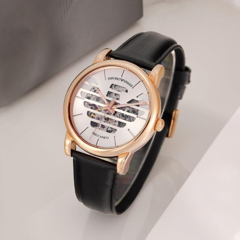 ZEGAREK MĘSKI EMPORIO ARMANI LUIGI AUTOMATIC AR60031 + BOX (zi062b) Emporio Armani