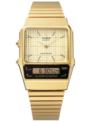 ZEGAREK UNISEX CASIO Vintage Dual Time AQ-800EG-9ADF + BOX Casio