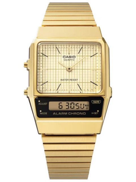 ZEGAREK UNISEX CASIO Vintage Dual Time AQ-800EG-9ADF + BOX Casio