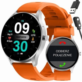 SMARTWATCH UNISEX GRAVITY GT2-8 - ROZMOWY BLUETOOTH, WŁASNE TARCZE (sg019h) Gravity