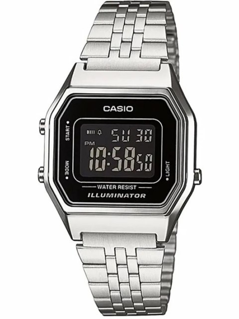 ZEGAREK DAMSKI CASIO LA680WA-1B VINTAGE + BOX Casio