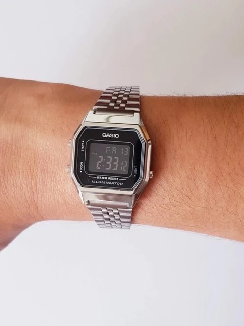 ZEGAREK DAMSKI CASIO LA680WA-1B VINTAGE + BOX Casio