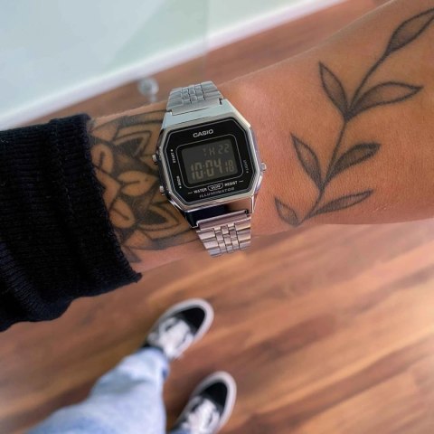 ZEGAREK DAMSKI CASIO LA680WA-1B VINTAGE + BOX Casio