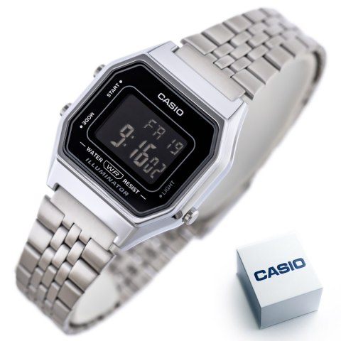 ZEGAREK DAMSKI CASIO LA680WA-1B VINTAGE + BOX Casio