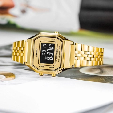 ZEGAREK DAMSKI CASIO VINTAGE LA680WGA-9B + BOX Casio