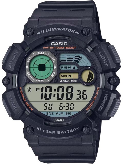 ZEGAREK MĘSKI CASIO Digital Moonphase WS-1500H-1A + BOX Casio