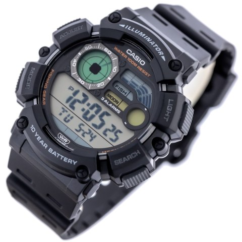 ZEGAREK MĘSKI CASIO Digital Moonphase WS-1500H-1A + BOX Casio