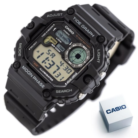 ZEGAREK MĘSKI CASIO Digital Moonphase WS-1700H-1AV + BOX Casio