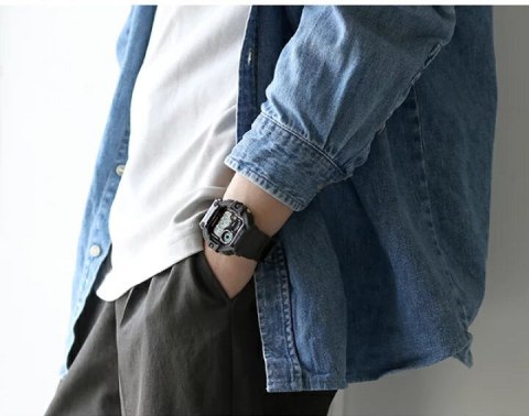 ZEGAREK MĘSKI CASIO Digital Moonphase WS-1700H-8AV + BOX Casio