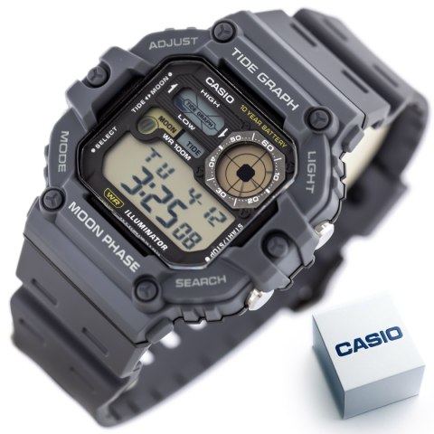 ZEGAREK MĘSKI CASIO Digital Moonphase WS-1700H-8AV + BOX Casio
