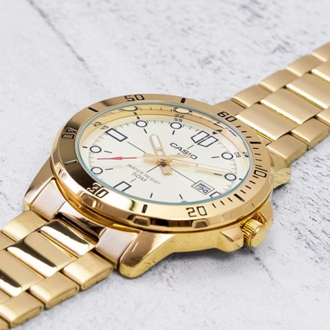 ZEGAREK MĘSKI CASIO MTP-VD01G-9E (zd185d) + BOX Casio