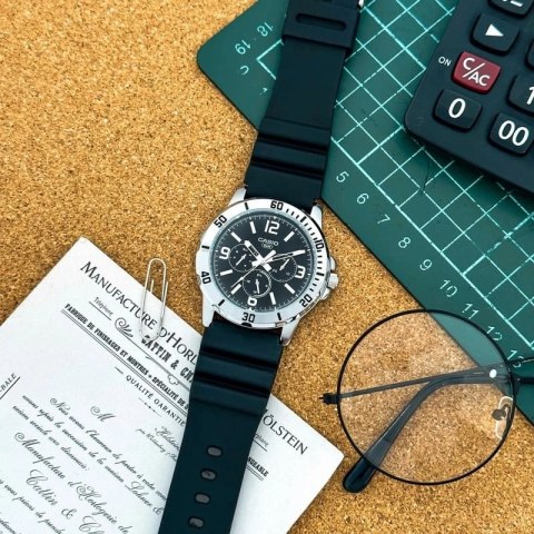 ZEGAREK MĘSKI CASIO MTP-VD300-1B + BOX Casio