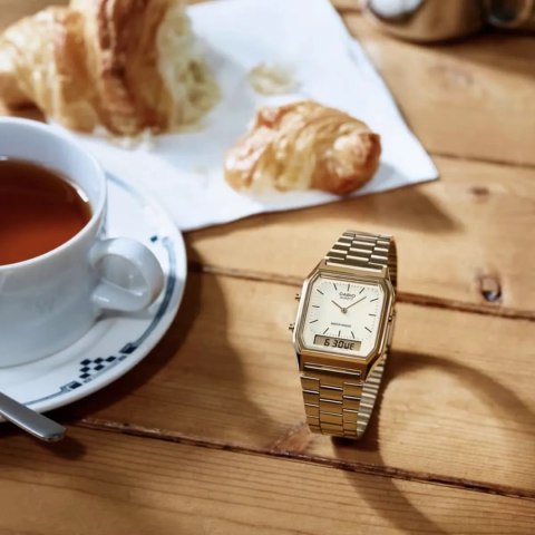 ZEGAREK UNISEX CASIO AQ-230GA-9DMQYES Vintage Maxi + BOX Casio