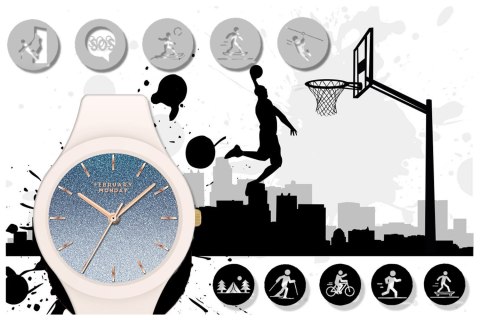 SMARTWATCH DAMSKI GRAVITY GT14-1 - ROZMOWY BLUETOOTH, WŁASNE TARCZE (sg026a) Gravity