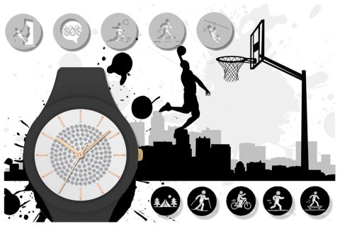 SMARTWATCH DAMSKI GRAVITY GT14-3 - ROZMOWY BLUETOOTH, WŁASNE TARCZE (sg026c) Gravity