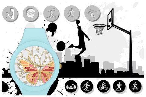 SMARTWATCH DAMSKI GRAVITY GT14-4 - ROZMOWY BLUETOOTH, WŁASNE TARCZE (sg026d) Gravity