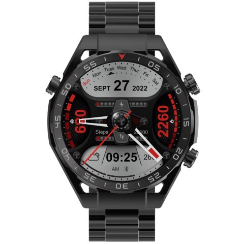 SMARTWATCH MĘSKI GRAVITY GT13-1 - DODATKOWY PASEK (sg028a) Gravity