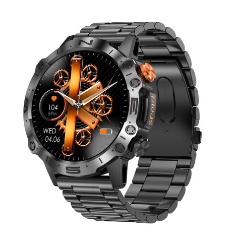 SMARTWATCH MĘSKI GRAVITY GT20-1 - AMOLED, DODATKOWY PASEK (sg024a) Gravity