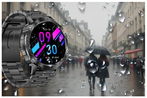 SMARTWATCH MĘSKI GRAVITY GT20-1 - AMOLED, DODATKOWY PASEK (sg024a) Gravity